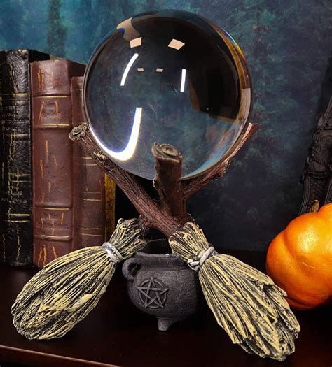 Evil witch crystal fortune telling sphere